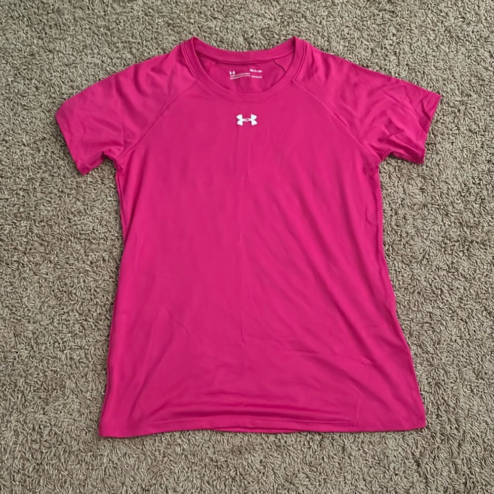 Hot Pink Under Armor Workout Shirt